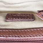 J.Crew ᪥ Tweed Antique Gold Chain Handle Mini Handbag Bag ᪥ Red Wool ᪥ Leather ᪥ Photo 9