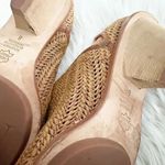 MATT BERNSON | Woven Marlow Soft Raffia Honey Tan Booties | Size 8 Photo 5