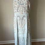 ASOS Design Beaded ice grey Maxi Dress Photo 1