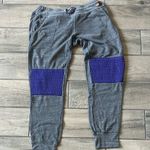 Aviator Nation  Gray and Blue Track Pants Joggers Photo 0