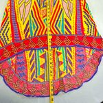 Flying Tomato • Flounce Strapless Dress Size Large Tribal High Low Colorful Cute Photo 7