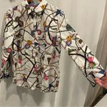 Talbots equestrian old money boujee button front blouse breezy cotton Photo 5