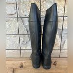 Aigle WOMEN'S Black Rubber Coupe Saumur Tall Equestrian Riding Boot Sz 40, XL Photo 14