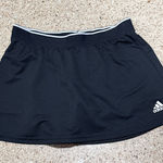 Adidas  Club Skirt Skort Textured Primegreen Aeroready Black Womens Large Photo 0