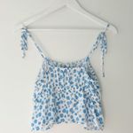 Kendall + Kylie Dainty Floral Tie Tank Top Sz S Photo 1