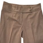 Briggs New York  Greenish/Gray Pinstriped Petite Dress Pants Photo 1
