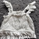 Ocean Drive  Top White Ruffle Photo 1