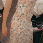 Floral evening dress long strappy dress prom wedding evening date night Photo 1