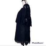 Be My Sweetheart medium black eyelash lace off the shoulder bodycon dress NWT Photo 3