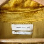 Urban Outfitters  Gold Velvet Romper Long Sleeve Boho One Piece Photo 5