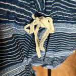 Lou & grey LOFT Baja Blue Striped Racerback Romper Size Medium Photo 4