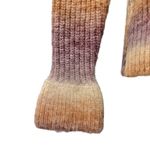 Greylin Anthropologie Orange Purple Flared Sleeve Striped Mock Neck Sweater sz M Photo 6