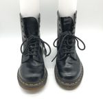 Dr. Martens  Womens 1460 Patent Leather Lace Up Boot Black 6 Photo 2