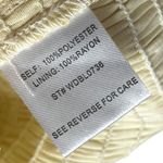 Lost + Wander  Size M Gingham Plaid Crepe Mini Dress Yellow Milk Maid Cottagecore Photo 5