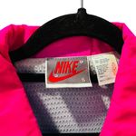 Nike  Vintage 90's Blue Pink Windbreaker Jacket Size Small Women's Neon Lined Photo 1