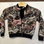 & Other Stories & Other Stories Womens Size 4 Multicolor Full Zip Collarless Bomber Jacket Photo 0
