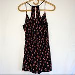 City Streets Black Floral Romper Photo 2