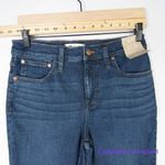 Madewell New!  mid rise Kick Out Crop‎ Jeans colleton wash, size 28 Photo 5