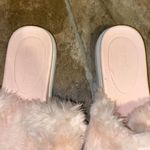 ASOS Light Pink Faux Fur Slide Sandals, Size 5 Photo 1