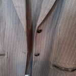 Tahari ‎ Gray Pinstripe Three Piece Skirt Suit Set Size 14 Photo 3