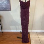 House Of CB  Sapphire Wine Gathered‎ Maxi Dress NWOT size XS   $239 Photo 11