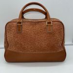 CELINE Céline Suede Leather Boston Travel Bag Pink Photo 0