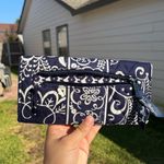 Vera Bradley Navy and White Floral Wallet Photo 2