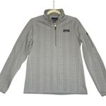 Patagonia Quarter-Zip Better Sweater Women L Gray Diamond Texture Outdoor Travel Photo 1