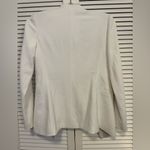 Alice + Olivia  Employed Women Size 2 White Fitted Blazer Crop Photo 3