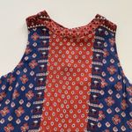 Elodie  | Red and Blue Floral Print Tank Top Medium Photo 1