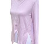 Athleta  Samsara Side Tie Sweatshirt Pink Long Sleeve Women's Size Extra Small Photo 3