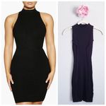 Naked Wardrobe  Black Snatched & Sexy Sleeveless Minidress Photo 1