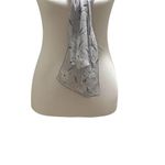 Echo Silk Floral Print Scarf Gray One Size Grandmacore Photo 3
