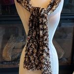 Cozy Scarf Winter Brown Fluffy Photo 9