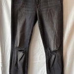 Mother the Looker Ankle Fray Jean in Burning Out Lanterns Size 27 Black Photo 0