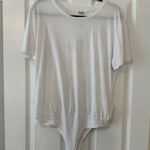 BB Dakota NWT by Steve Madden Womens All Tucked in Bodysuit White Size L Photo 2