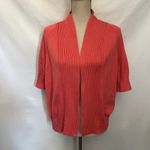 Vtg Talbots Merceized Cotton Cardigan Women Sweater Sz L Y2K Preppy Granny Core Orange Size L Photo 10