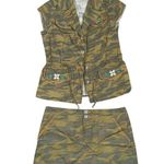 Victoria's Secret Bejeweled Camouflage Vest and Skirt Set Photo 0