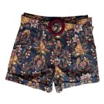 Farm Rio NWT Black Berry Garden High Waist Bermuda Shorts Size 28 Photo 2