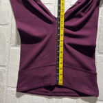 Pact Pants Women Large Purple Bootcut Pull On Ribbed Knit Cotton Yoga Athleisure Photo 8