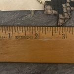 NWT Silver Strike Texas Faux Snake Print Dangle Earrings 3D Belt Co. Black Cream Photo 9