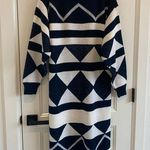 Vintage Western Sweater Dress by Garland Blue Size M Photo 0