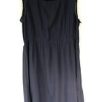 Flying Tomato  Black Embroidered Sleeveless Dress L Photo 7