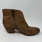 Frye Jennifer Ankle Leather Booties Side Zip Boots Light Brown Women's Size 6.5 Photo 5
