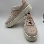 Nike Air Force 1 Sage Low AR5339-201 Sneakers Womens Sz 10 Beige Platform Shoes Photo 4