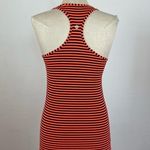 Lululemon Cool Racerback Neon Red/Blue Stripe Tank Top Photo 6