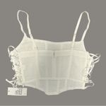 Gilly Hicks NWT Cotton Side Lace up Corset Size Small Photo 5