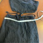 PEARL & CAVIAR Black Cut Out maxi Dress cotton viscose blend size xs/small sexy Photo 5