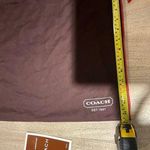 Coach  Dust Bag 19x15 Protective Cover Like New Brown with Red/Orange Trim Photo 3