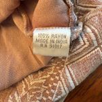 Solitaire  NWT Embroidered Long Sleeve Blouse Boho Tassel Tan Cream Size Large‎ Photo 4